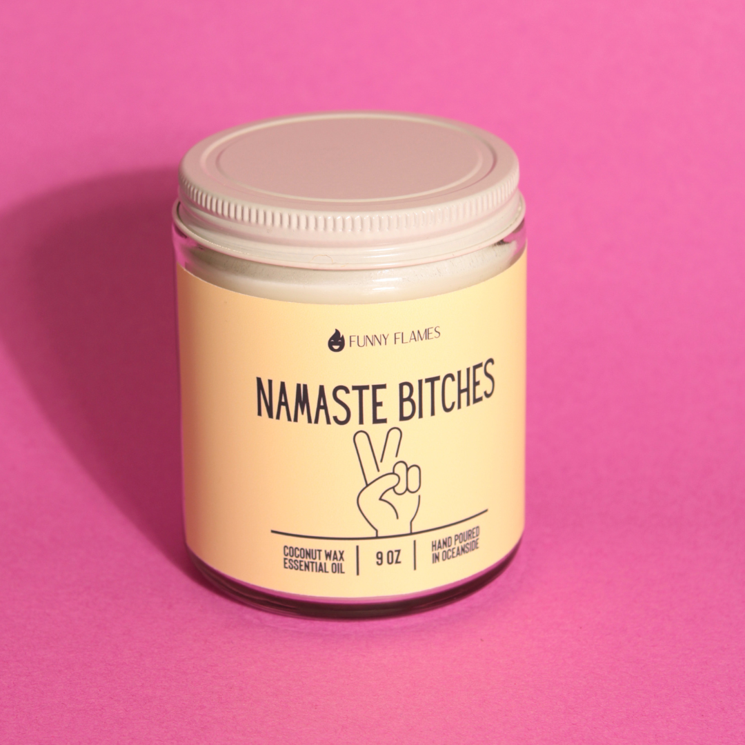 Namaste Bitches (yellow)