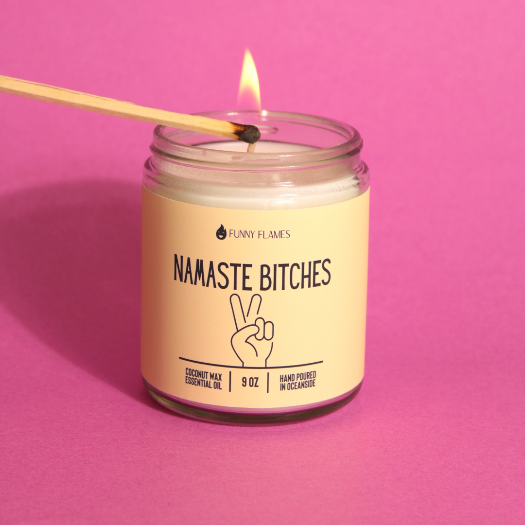 Namaste Bitches (yellow)